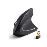 Cloody Dikey Ergonomik Kablosuz Mouse (Pilli) - Siyah