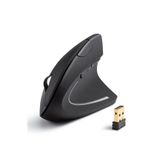 Cloody Pilli Dikey Ergonomik Kablosuz Mouse Fare Wireless 2000 Dpı 6 (SİYAH)