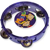 Cmk Renkli Davullu Tef Tambourine - Mor