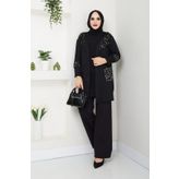 CNG MODA Büyük Beden Pullu Tesettür Hırka