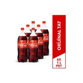 Coca-Cola Coca Cola Pet 1 Litre, 6'lı Paket