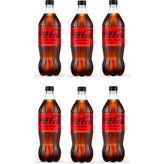 Coca-Cola Kola Zero Sugar 1 Lt x 6 Adet