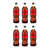 Coca-Cola Zero Şeker, 1 Litre, 6'lı Paket
