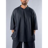 COCOPELLI Oversize Tasarım Siyah Erkek Sweat COC3387