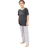 Çocuk Pijama Takımı - Antrasit - 11 - 12 Yaş