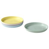 Çocuk tabak seti, pastel tonlar, 6 adet