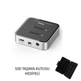 Codegen Çift M.2 NVME SSD Disk Yuvalı USB 3.1 Type-C Dock İstasyonu CDG-DOC-212