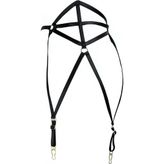 Çok Seksi Lastik Jartiyer Harness