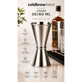 COLD BREW TREND by ugur cadirci İkili Çelik Ölçek - Jigger 30/60 ML
