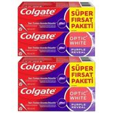 Colgate Diş Macunu Optic White Purple Reveal 2X50 ml Set 2 Adet