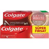 Colgate Optic White Cay&tutun+Parildayan 2X50ML 2 Adet