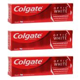 Colgate Optic White Parıldayan Beyazlık 3x75 ml Diş Macunu