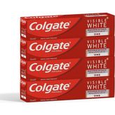 Colgate Visible White Beyazlatıcı 4x75 ml Diş Macunu