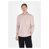 Colin's Relax Fit Shirt Neck Düz Erkek Pembe Uzun Kol Gömlek