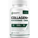 Collagen Type 1-2-3 (Glucosamıne, Dmae) Bioscience - 2500 mg/60 kapsül