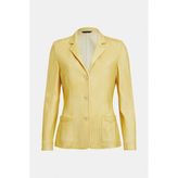 Colombo For Vakko Yellow Cashmere Jacket - 36 - Sarı