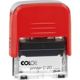 Colop Printer 14x38 mm Kırmızı 20 Cep Kaşe