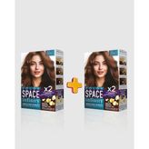 Color Space Infinity 2'li Set Saç Boyası 7.7 Işıltılı Kahve