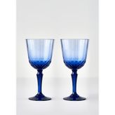 Colore Kesme Kadeh 2'li Mavi (310 cc)