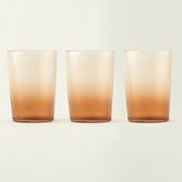 Colored 3'lü Meşrubat Bardağı Seti Amber (510 Cc)