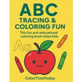 Coloring and tracing letters: Learn letters though colors and tracing