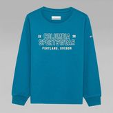 Columbia Csc Blocky Brand Çocuk Uzun Kollu T-Shirt - 10 - Mavi