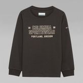 Columbia Csc Blocky Brand Çocuk Uzun Kollu T-Shirt - 8 - Antrasit Melanj