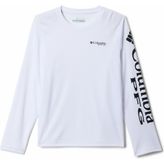 Columbia Terminal Tackle Çocuk Teknik Uzun Kollu T-Shirt - 2XS - Beyaz