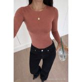 COMBİNE MİCHAİL Kadın Basic Uzun Kollu Şık Pembe Bluz