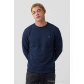 COMBİNE MİCHAİL Lacivert Oversize Pamuklu Erkek Sweatshirt