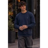 COMBİNE MİCHAİL Örme Kışlık Günlük Lacivert Erkek Sweatshirt