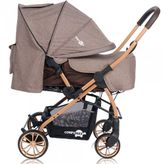 Comfymax Wood Brown Çift Yönlü Lüks Bebek Arabası