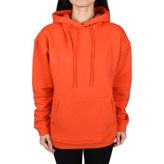 Co&Mi Oversıze Unisex Kapişonlu Sweatshirt-Turuncu