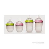 Comotomo 250 Ml Silikon Biberon 0-3 Ay Pembe
