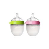 Comotomo Antikolik Silikon Biberon 2Li 150Ml Yeşil Ve Pembe