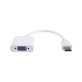 Compaxe Chd-18 Mını HDMI To VGA Audıo Kablo - Beyaz