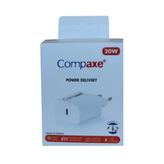 Compaxe CTA-200C PD USB-C 3.0 20 W Ev Şarj Kafası