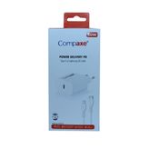 Compaxe CTA-200TI 20 W 5 V 3 A PD Kafa ve Type-C Şarj Kablosu