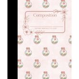Composition: Terrarium Wide-Ruled 100 page Lined Notebook