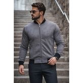 Comstar Erkek Basic Dar Kalıp Füme Nubuk Ceket