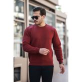 Comstar Erkek Oversize Sweatshirt - Bordo - L