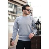 Comstar Erkek Oversize Sweatshirt - Gri