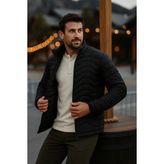 Comstar Erkek Trend Premium Siyah Şişme Mont - L