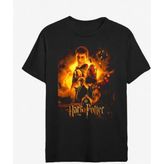 Comvicho Harry Potter 2 Baskılı Siyah Tişört