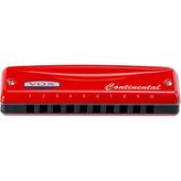 Continental Harmonica Type-2 - Kırmızı - Anahtar Cmaj