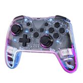 Controller for Switch, Wireless Switch Pro Controller for Switch/Lite/OLED/Windows/iOS/Android, 7 Color Adjustable RGB Lights Switch Remote Gamepad with One Key Wake Up/Adjustable Turbo Vibration