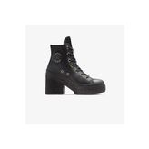 Converse Chuck 70 De Luxe Heel Unisex Siyah Deri Platform Sneaker