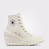 Converse Chuck 70 De Luxe Wedge Unisex Krem Sneaker - 286-Krem