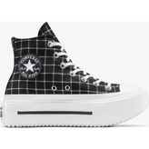 Converse Chuck Taylor All Star Lift Double Stack Platform Kadın Siyah Sneaker - 001-Siyah
