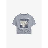 Converse Tıe Front Çocuk Gri T-Shirt